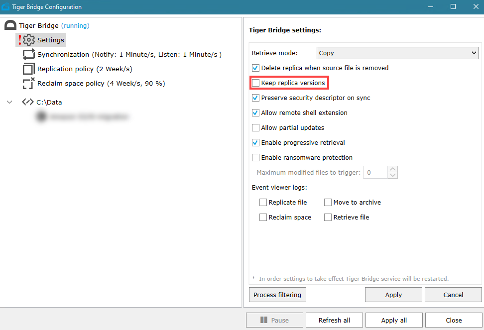 Ransomware Protection with Tiger Bridge